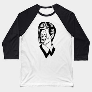 Skull face Baseball T-Shirt